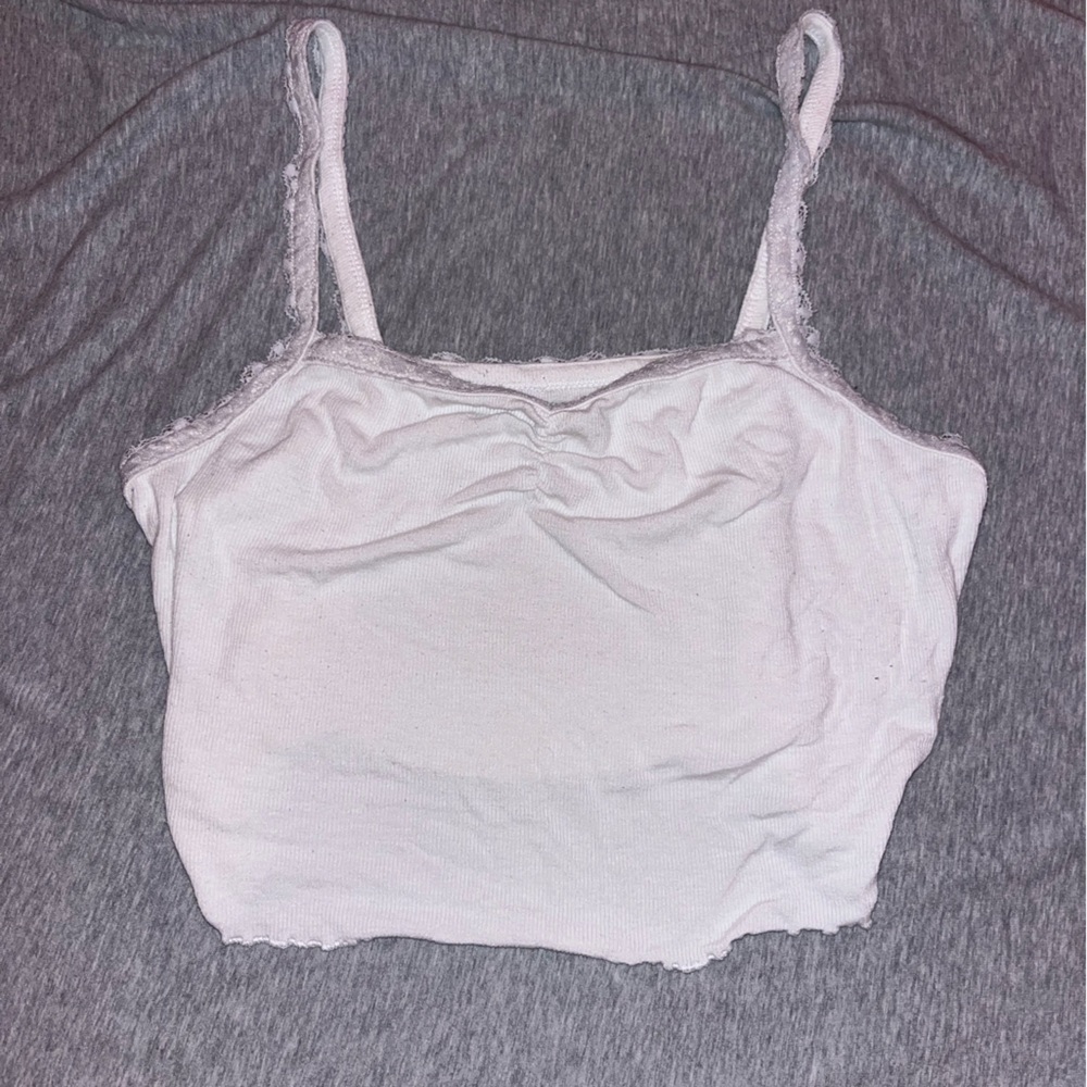 white lace cami